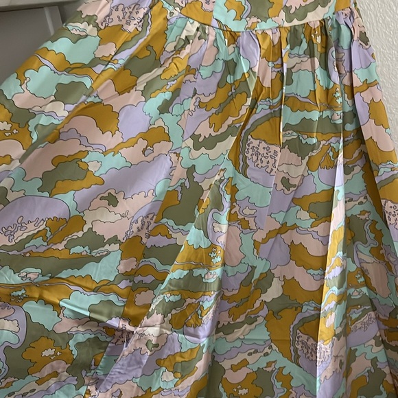 Alemais graphic-print organic cotton dress size 8 AUS - Picture 8 of 9